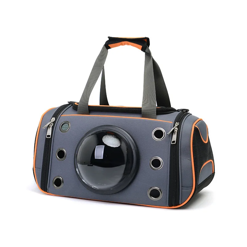 

Plus Size Pet Backpacks Cat and Dog General Transparent Backpack Travel Transparent Portable Bags Dog Solid Cat Bag 50x28x28cm