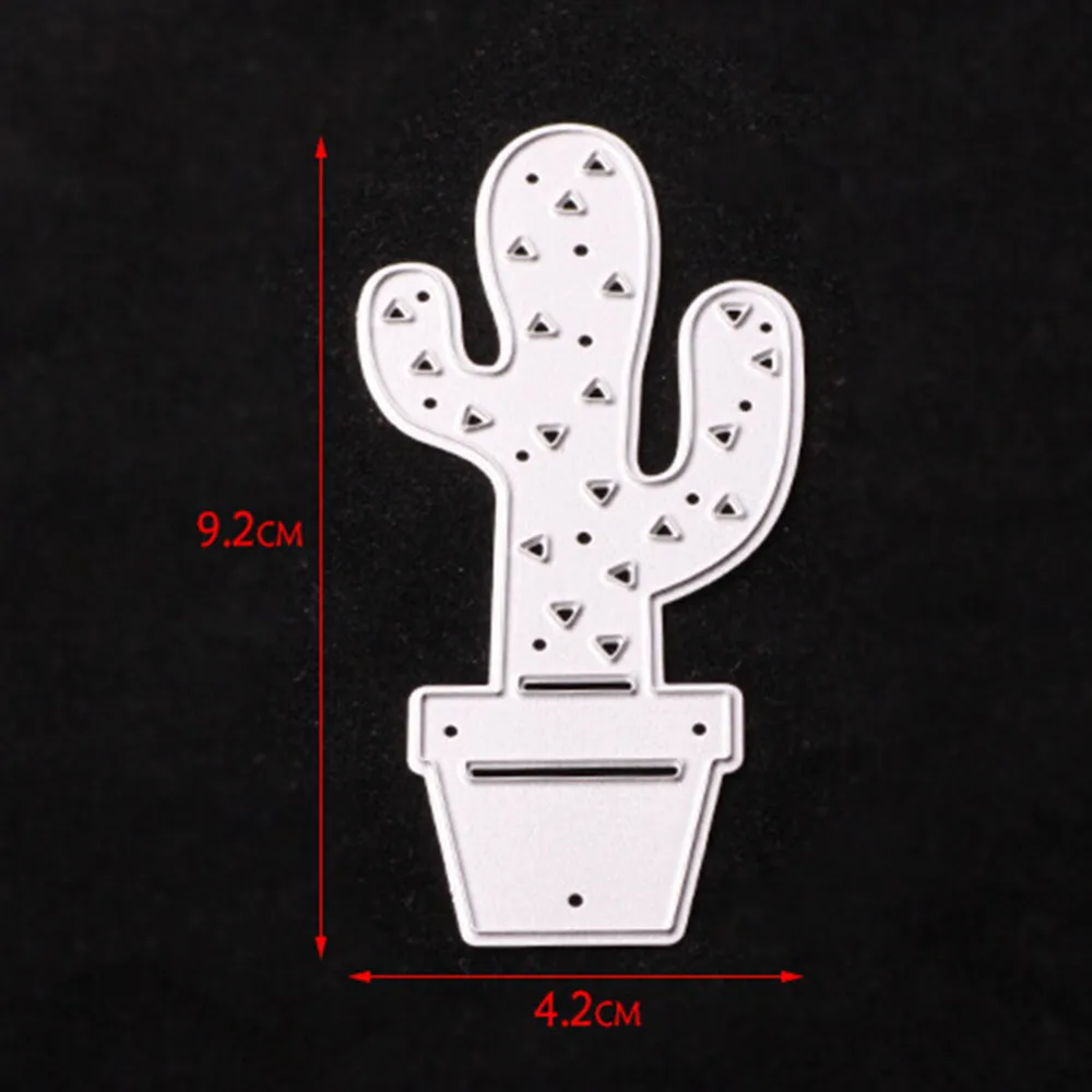1PC DIY Cactus Cutting Dies Stencil  Paper Cards Embossing Die Cutter Craft