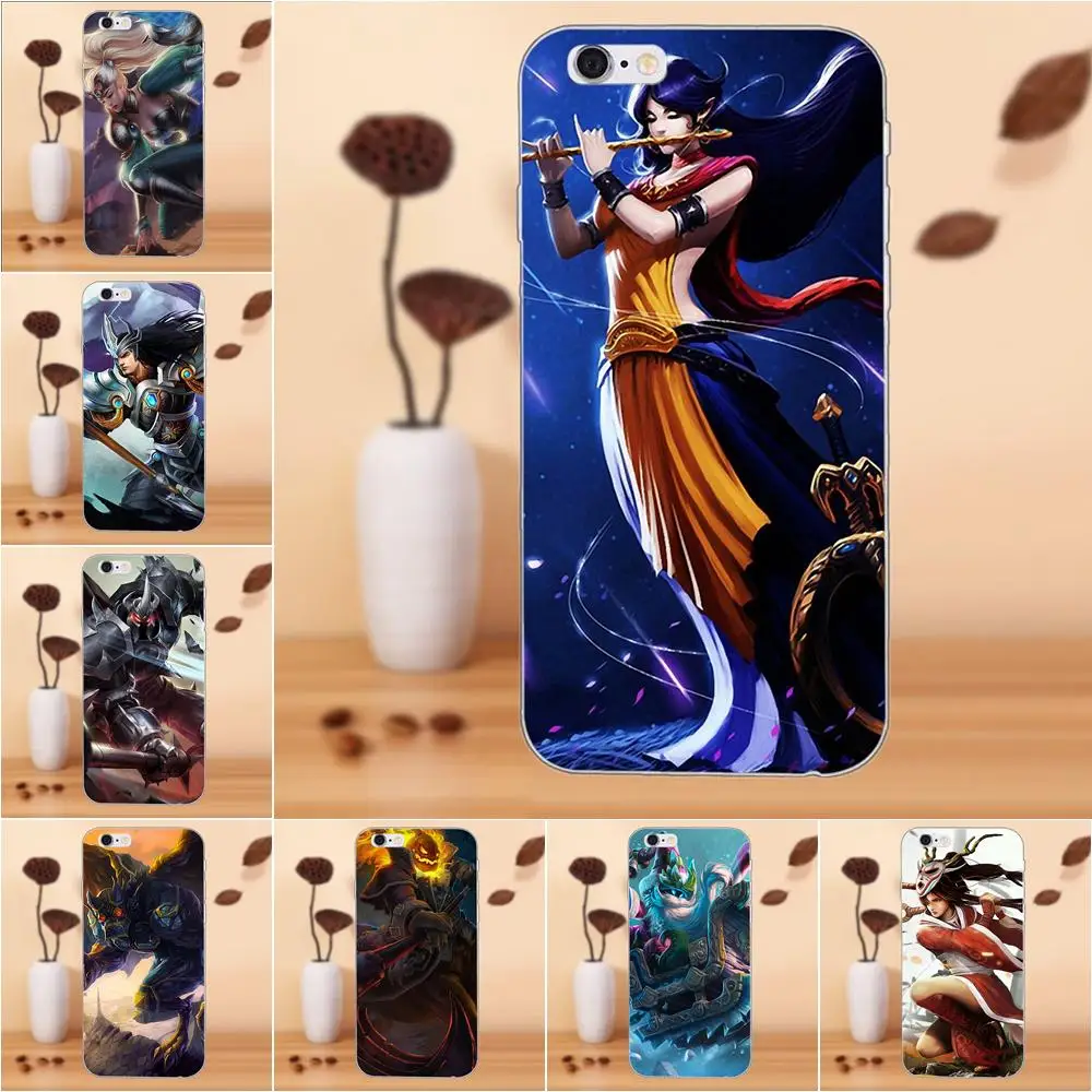 Мягкий защитный чехол Лига Легенд игра для Xiaomi MI3 Mi4 Mi4C Mi4i MI5 mi 5S 5X6X8 SE A1 Max x 2