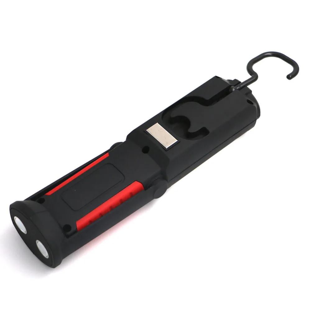 USB Перезаряжаемый COB светодиодный светильник-вспышка COB светильник+ 1 Светодиодный Фонарь ручной работы фонарь Магнитный Водонепроницаемый аварийный светодиодный светильник