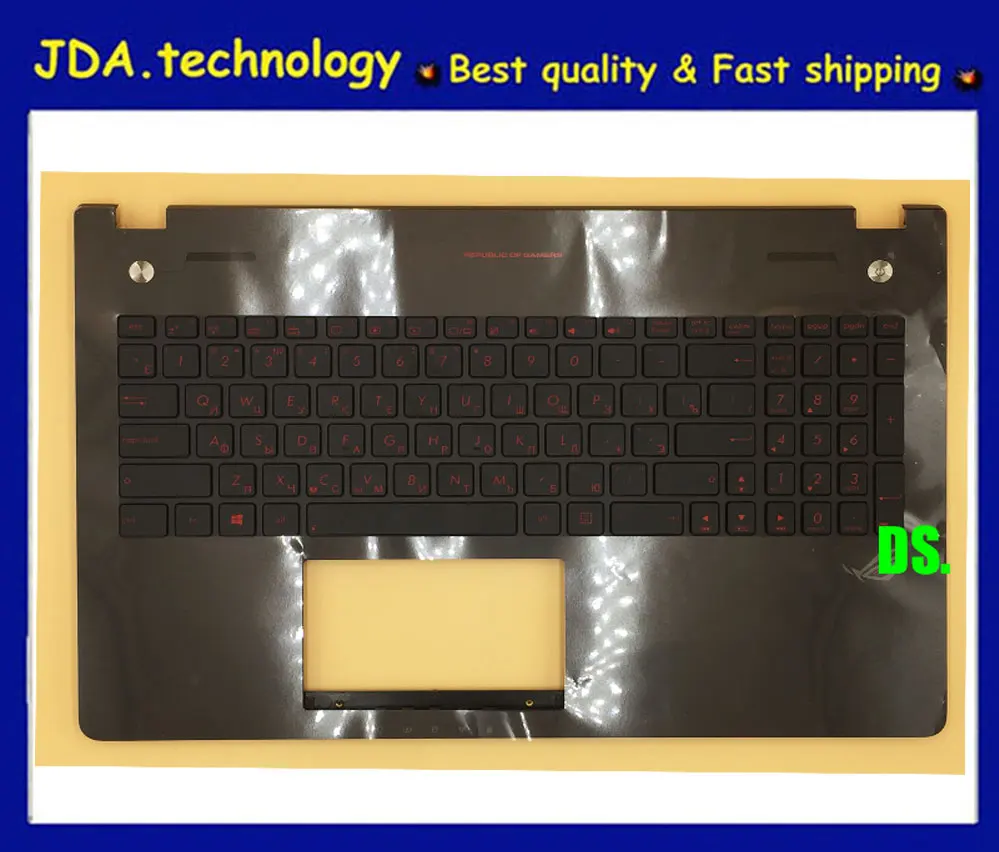 

Wellendorff New Upper cover for ASUS N56 N56V N56VB N56VJ N56VM N56VV N56VZ RU RUSSIAN keyboard PalmRest C Shell w/Backlight
