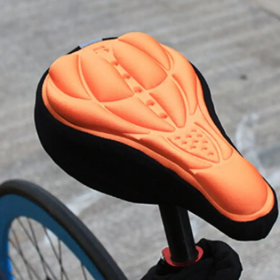 Новое качество велосипедное седло части Велосипедное Сиденье коврик удобное мягкое сиденье с подушкой чехол для велосипедного сиденья Подушка SS01