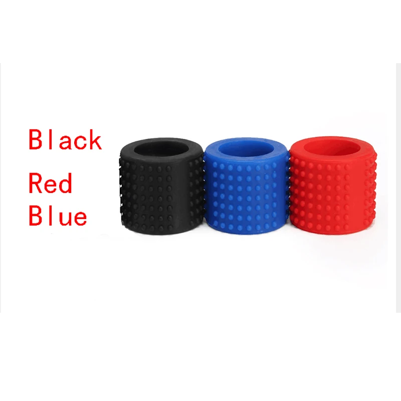 

Free Shipping 1pcs Tattoo Grip Cover 25mm Silicone Comfortable Hand Cover For Tattoo Grip Skid Resistance Heat-resistant Black R