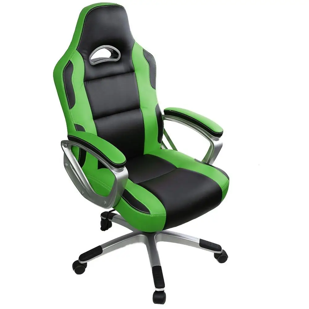 Gaming Computer Chair Ergonomic Office PC Swivel Desk Chairs for Gamer Adults and Children with Arms