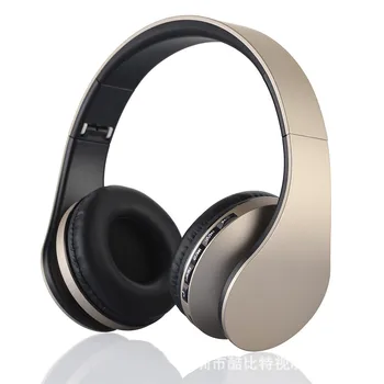 

High Fidelity Surround Sound Noise Cancelling Wireless Stereo Bluetooth3.0+EDR Headphone Headset With Mic FM radio TF EP818