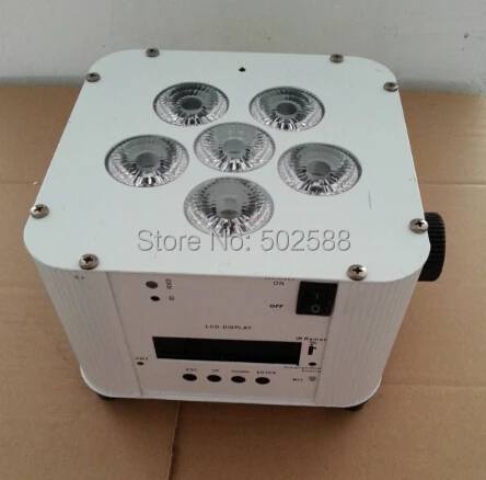 Беспроводной пульт дистанционного управления 2,4G, 6 в 1, rgbwauv 6*18 Вт, светодиодный прожектор с питанием от батареи, 8 шт./чехол для fly Беспроводной пульт дистанционного управления 2,4G, 6 в 1, rgbwauv 6*18 Вт, светодиодный прожектор с питанием от батареи, 8 шт./чехол для fly