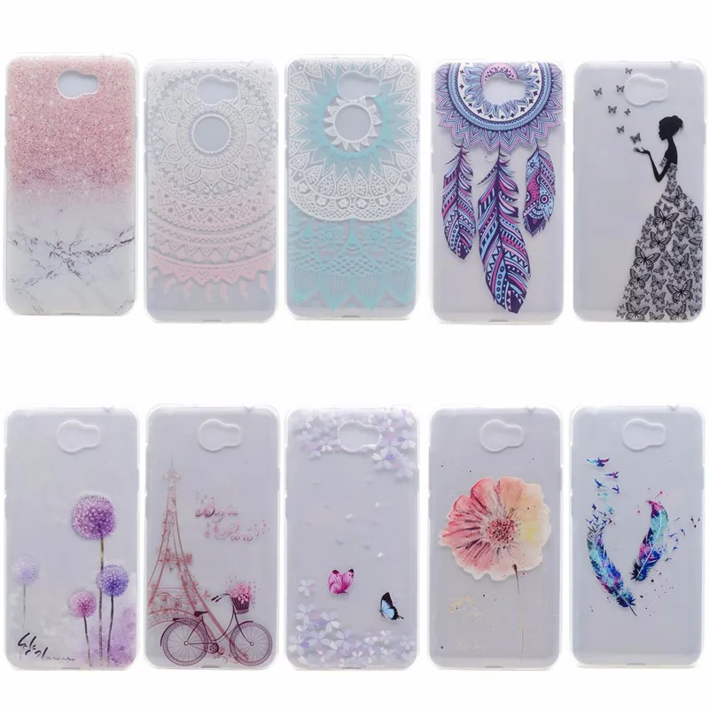 For Huawei Y5II Case 3D Flower Soft TPU Phone Case For Huawei Y5 2 Huawei Y5 II Lte Case Silicone Protective Back Cover Skin (3)
