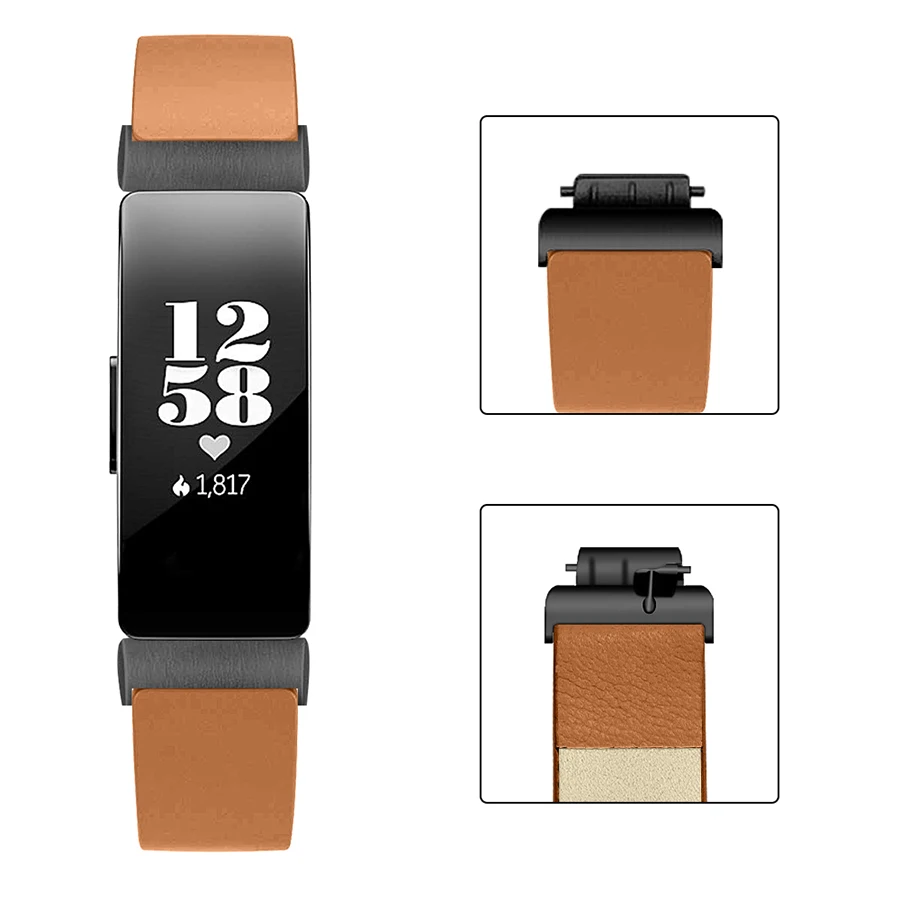 Ремешок для часов Fitbit Inspire/Inspire HR сменные ремешки Браслет из натуральной кожи Аксессуары для часов