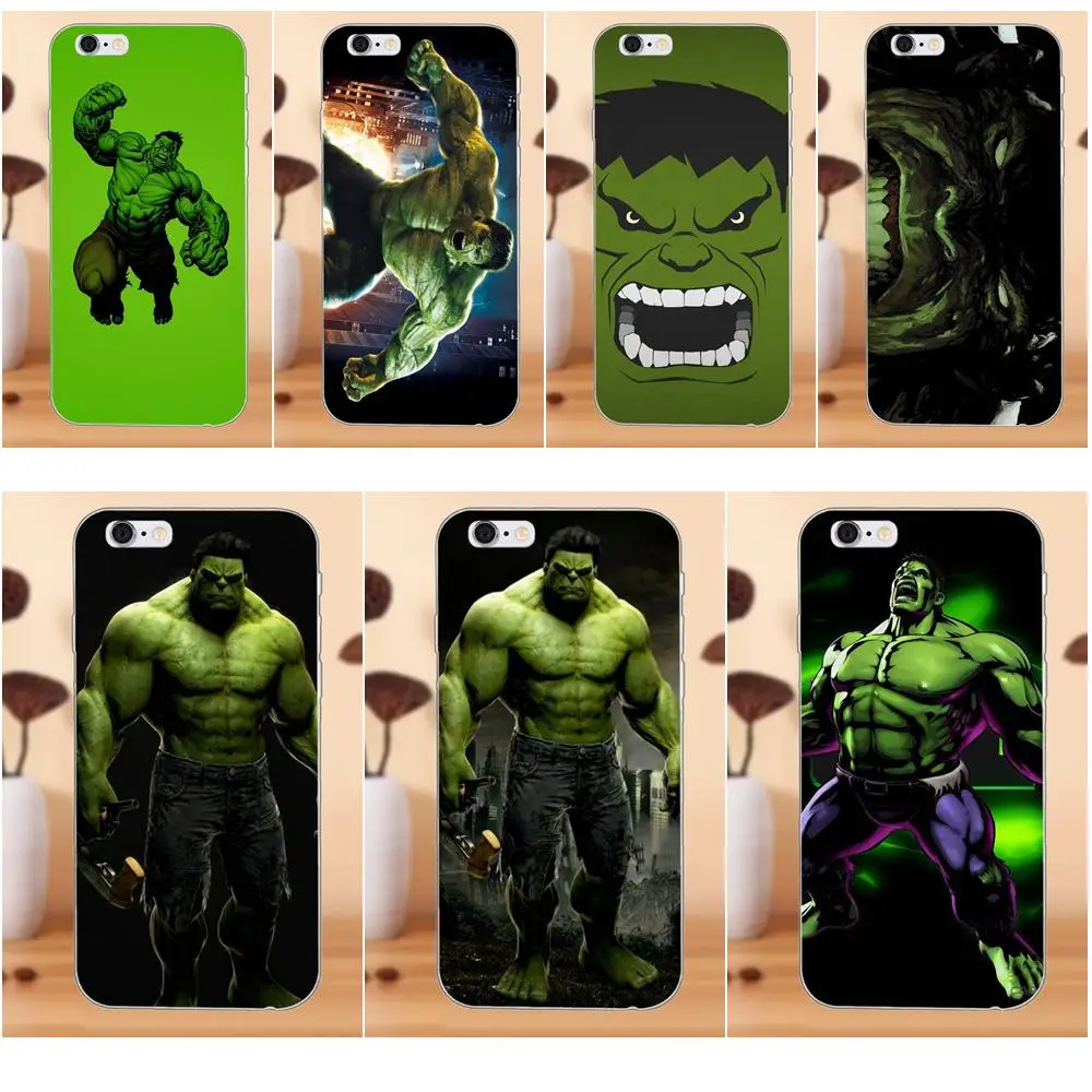 

The Incredible Hulk TPU Cell Bags For LG Nexus 5 5X G2 G3 mini spirit G4 G5 G6 K4 K7 K8 K10 2017 V10 V20 V30 Stylus