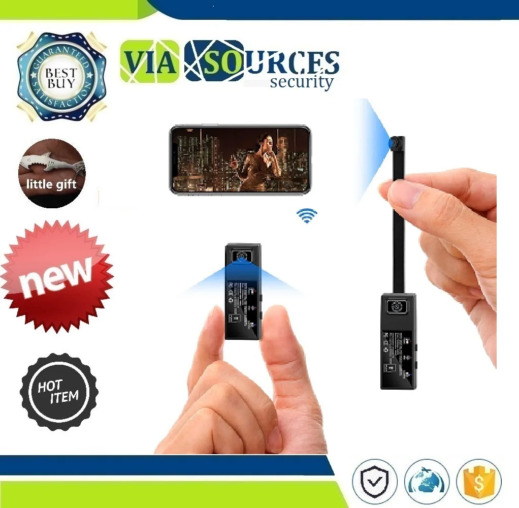 

Motion Detection Micro Camera Espion Mini DVR Full HD 1080P Mini Wifi IP Camera Dual Lens Wireless Remote Control Secret Camera