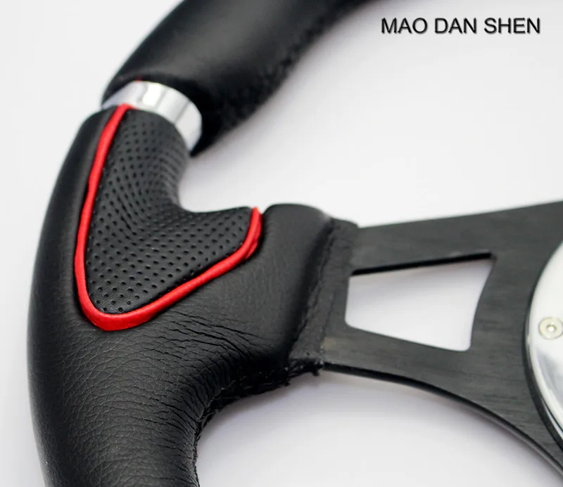 Автомобильный модифицированный кожаный руль/14 дюймов Универсальный ...