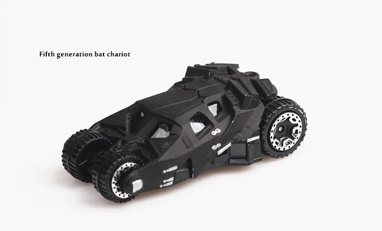 6 шт литья под давлением Модель автомобиля игрушки 1: 64 Темный рыцарь Batman Batmobile автомобиля модели игрушки с дистанционным управлением, брелок для автомобильных ключей, Diecast подарок модели игрушки для Для детей