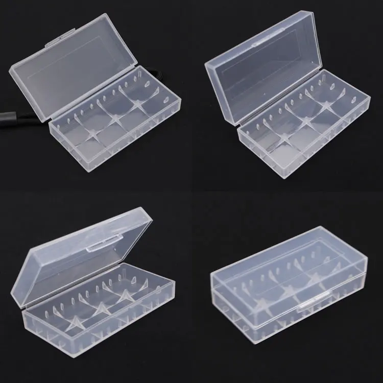

20pcs/lot New Hard Plastic Battery Protective Storage Boxes Cases Holder For 18650 18350 CR123A 18500 Battery