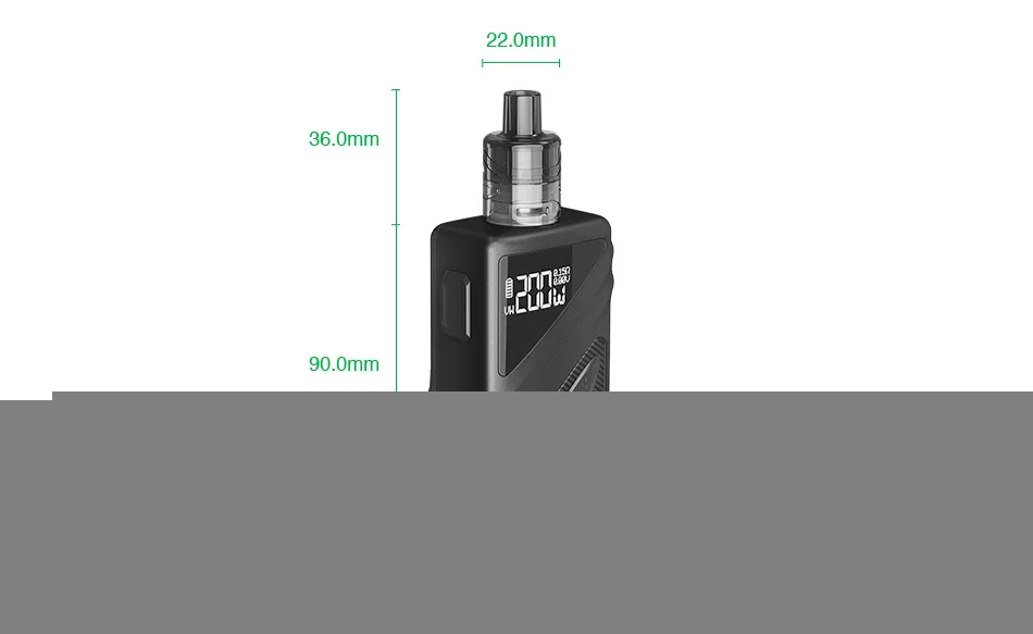 Smoant Taggerz 200W TC Kit with Taggerz Disposable Tank