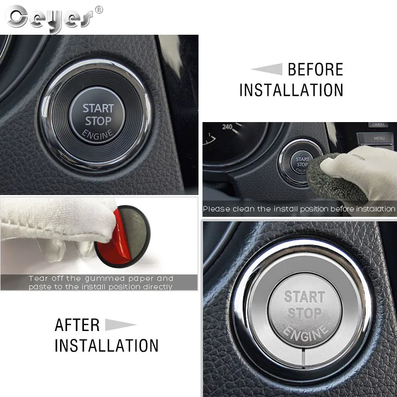 Car Start Engine Button Key Ring for NISSAN (35)