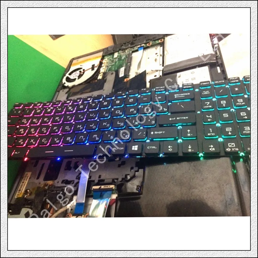 Русский RGB подсветкой клавиатуры для MSI GT62 GT72 GE62 GE72 GS60 GS70 GL62 GL72 GP62 GP72 CX62 GS63VR GS73VR GT72VR GT83VR GE62V RU