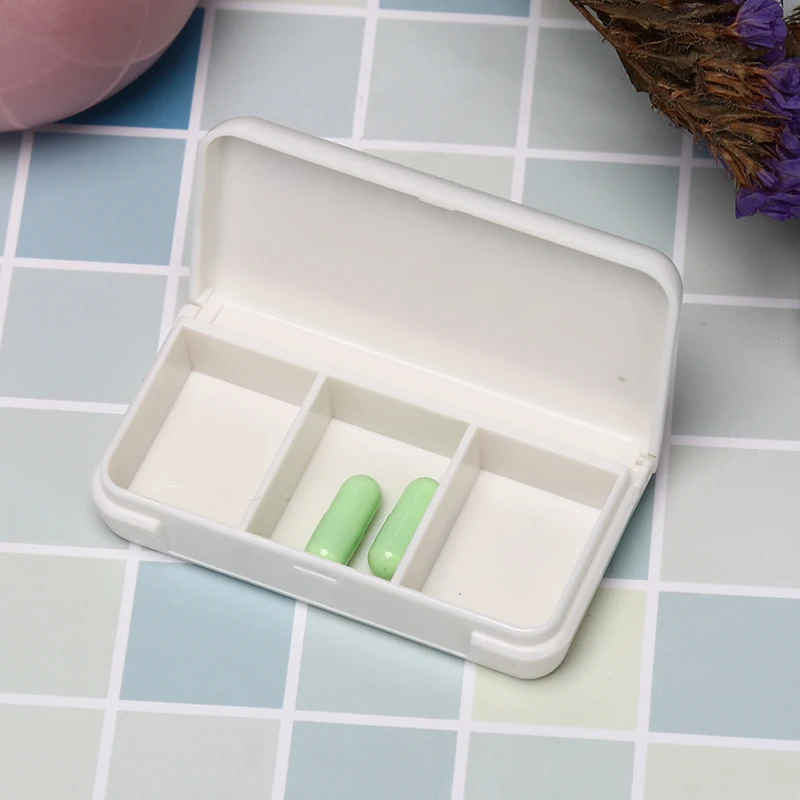 Таблетка, диспенсер для хранения лекарств, держатель с тремя ячейками, дорожный ящик для таблеток, органайзер, инструмент для ухода за здоровьем