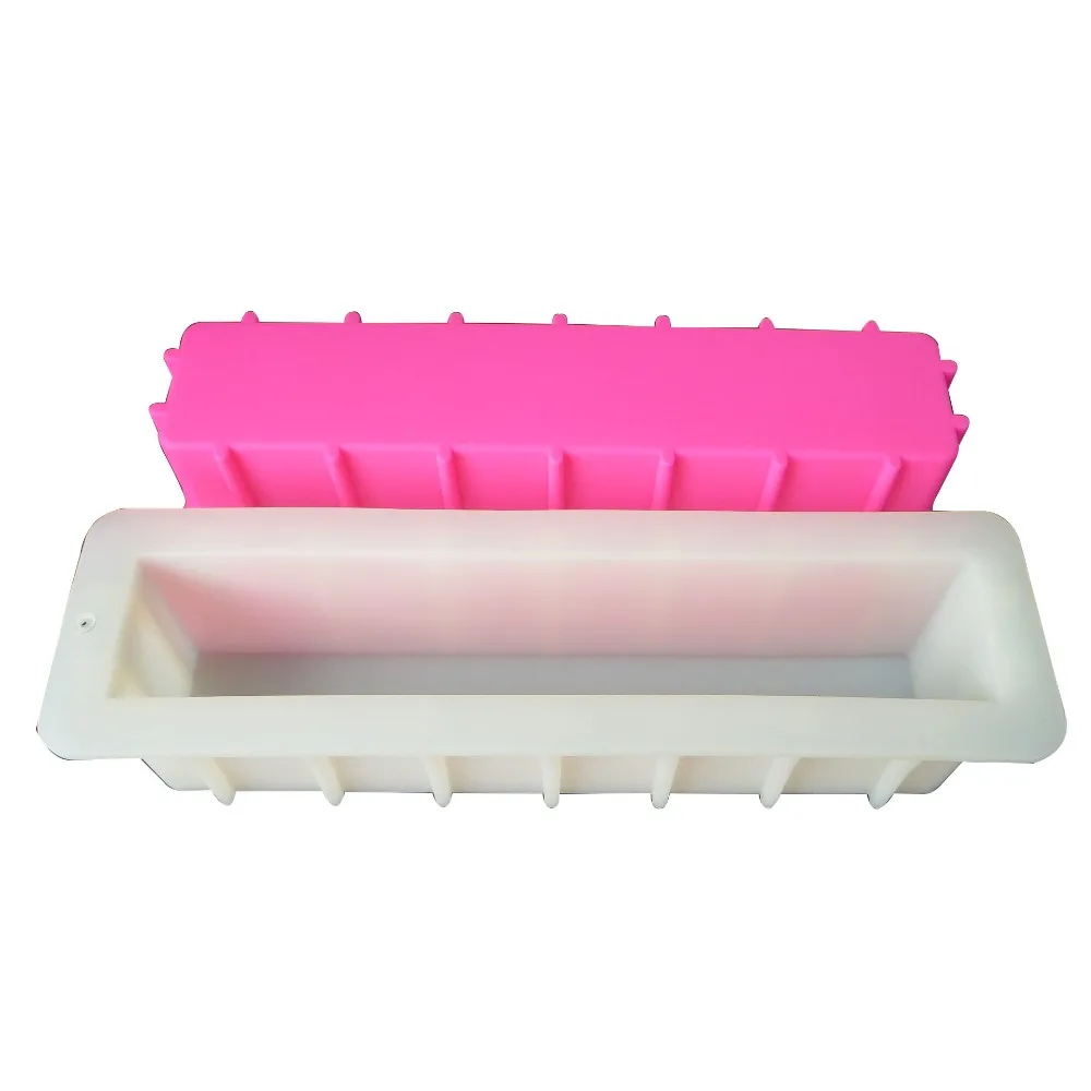 Loaf Soap silicone mold silica gel 12" Tall and skiny moulds Toast Mousse Cake Tools Swirl Soap