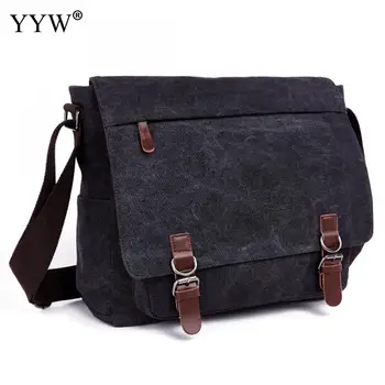 

New Men Messenger Bags Fashion Bolsa Masculina Travel Shoulder Bags Portatiles Ordenadores Canvas Briefcase Chapeu Masculino