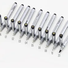 1 шт. тонкая линия ручка каллиграфия Искусство иглы точка трубчатый рисунок маркер ручка