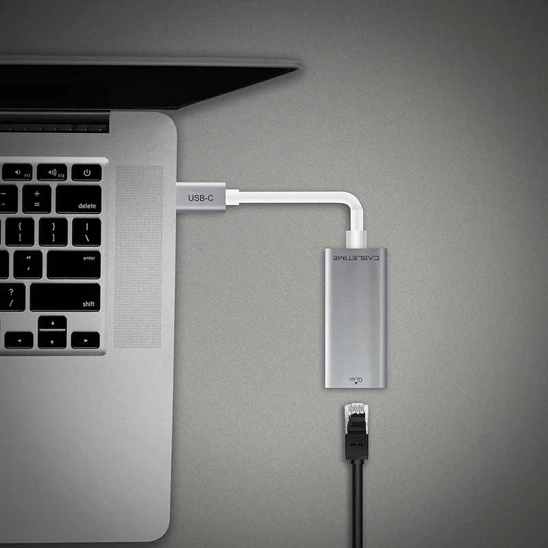 Cabletime USB C Ethernet Adapter USB typeC to RJ45 LanNetwork Card USB C 3.1 Type c Hub for Samsung Galaxy S9/S8/Note9 Mac N133 Cabletime USB C Ethernet Adapter USB typeC to RJ45 LanNetwork Card USB C 3.1 Type c Hub for Samsung Galaxy S9/S8/Note9 Mac N133