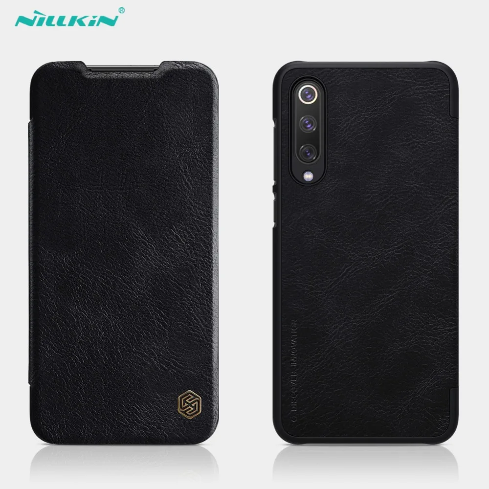

Xiaomi Mi 9 SE Leather Case NILLKIN Qin Series Wallet Flip Cover Case For Xiaomi Mi9 SE Genuine Flip Leather Phone Cover Mi 9 se