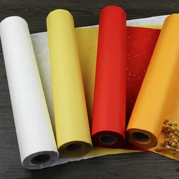 

Papel Arroz Calligraphy Xuan Paper Golden Scroll Chinese Traditional Raw Xuan Paper Rolling Calligraphy Writing Painting Paper