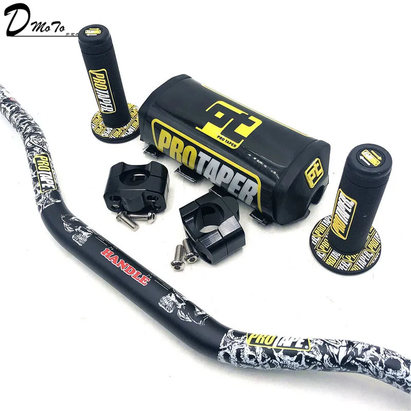 Руль для PRO Taper Pack Bar 1-1/" ручка бар колодки ручки Pit Pro Racing Dirt Pit Bike мотоцикл CNC 28,5 мм адаптер