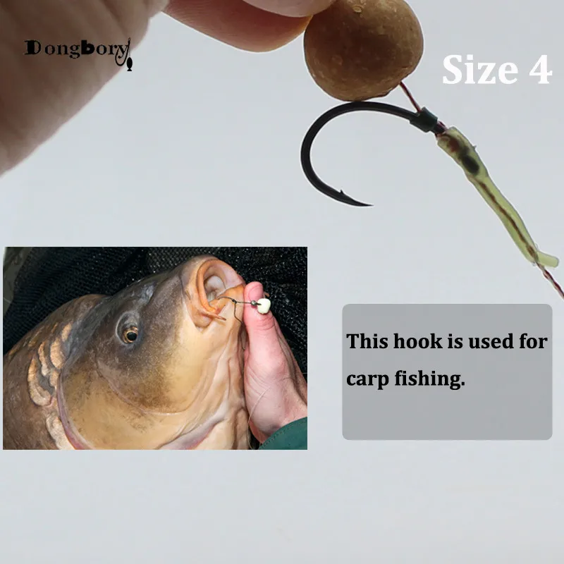 30PCS High Carbon Steel Carp Hooks Teflon Coating Carp Fishing Hook Wide Gape with Micro Barb Matt Black Yn Hook for Carp Coarse 30PCS High Carbon Steel Carp Hooks Teflon Coating Carp Fishing Hook Wide Gape with Micro Barb Matt Black Yn Hook for Carp Coarse