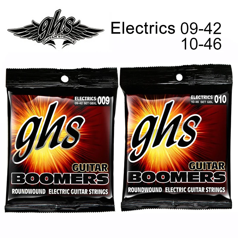 

GHS Strings Electric Guitar Boomer Set Extra Light Nickel Steel 09-42 / Light 10-46