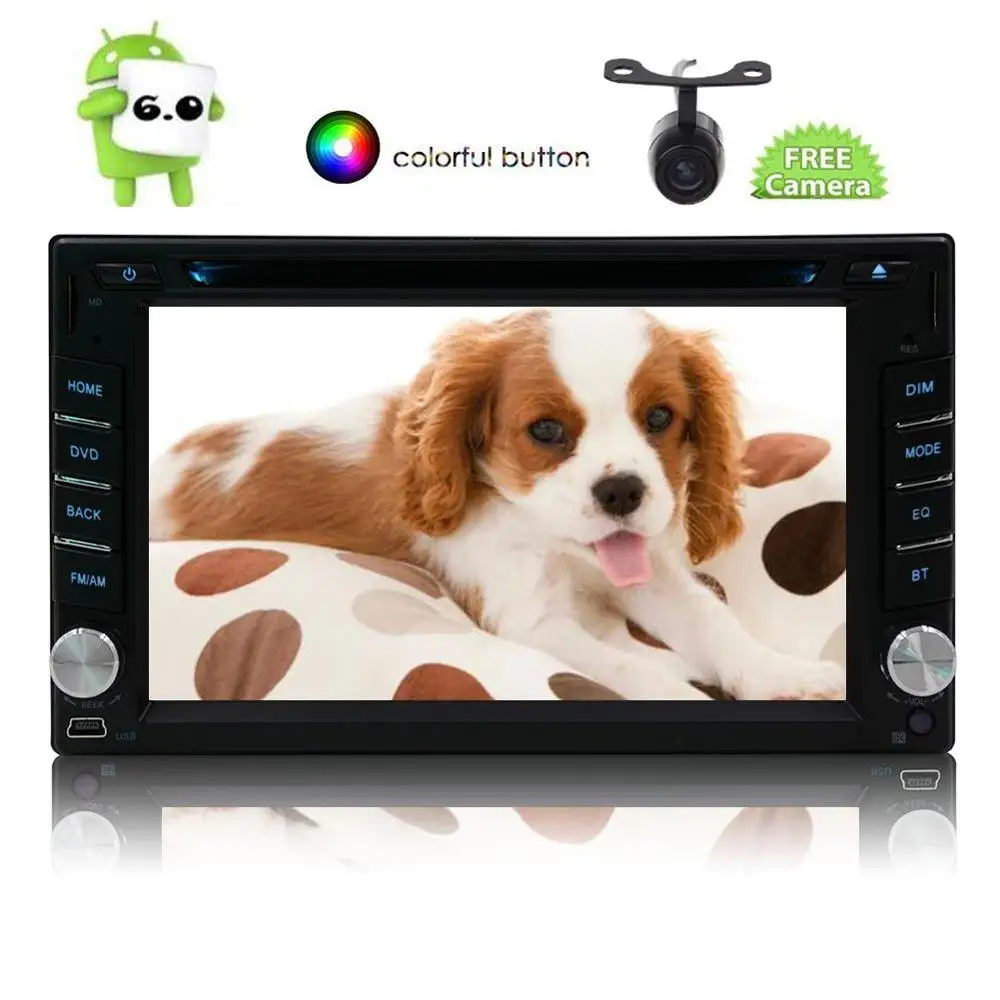 Android 6.0 Car Stereo 2 Din Bluetooth Radio Support GPS Navigation 3G/4G/Wifi USB Mirrorlink Backup Camera Aux Radio Video DVD Android 6.0 Car Stereo 2 Din Bluetooth Radio Support GPS Navigation 3G/4G/Wifi USB Mirrorlink Backup Camera Aux Radio Video DVD
