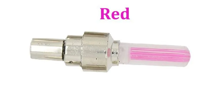 Велосипедный светильник WasaFire, колпачок для колесных шин, колпачок для велосипедных фонарей, крутой велосипедный светильник s, 4 цвета, светодиодный велосипедный светильник, светодиодный велосипедный светильник - Цвет: Красный