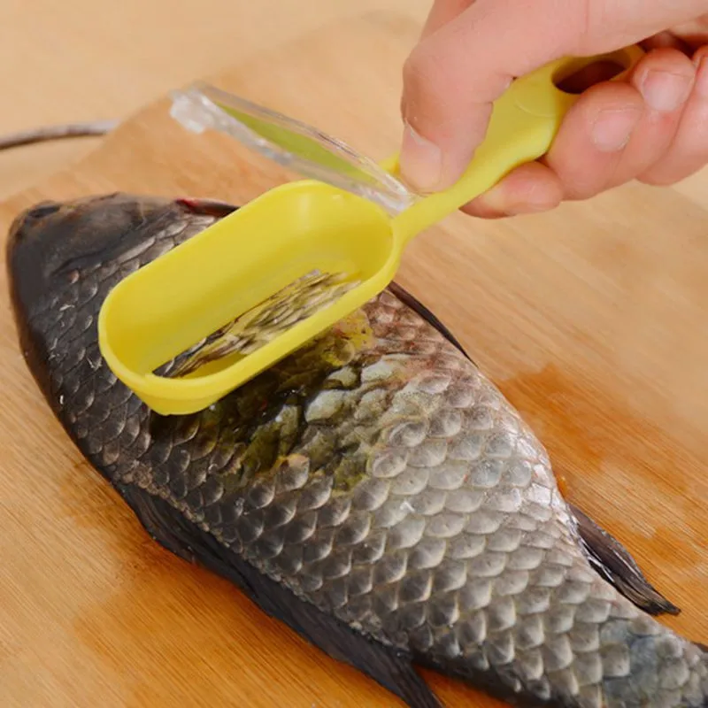 

Scraping Scale Kill Fish With Knife Machine Multipurpose Home Kitchen Garden Cooking Tool Clean Scraper Kitchen Peeler Tool D5