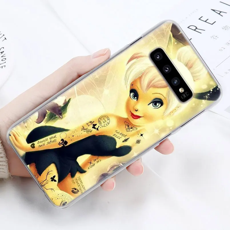 «Динь-Динь» Tinkerbell аниме телефонные чехлы для samsung Galaxy S10e S10 плюс S8 S9 плюс S6 S7 край A40 A50 A70 M20 чехол Coque