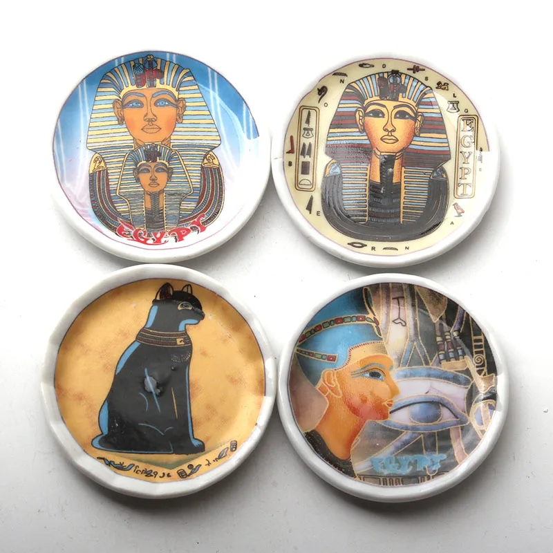 

Egypt Style Ceramic Fridge Magnet Creative 3D Refrigerator Magnet Tourist Souvenirs Home Decoration