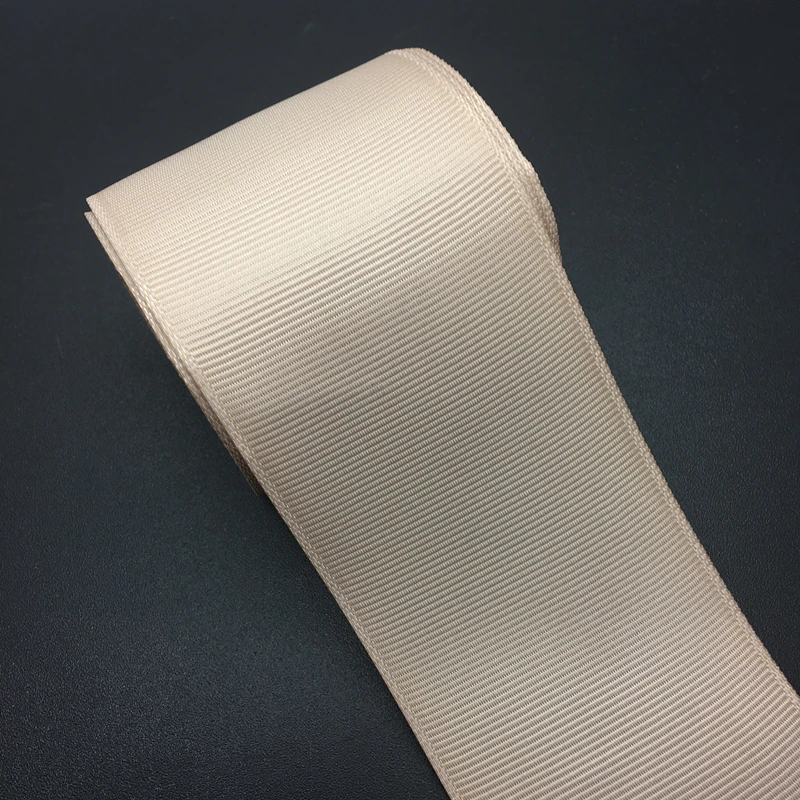 5 ярдов/партия 2 &quot(50 мм) хаки Grosgrain лента для свадебной вечеринки украшение
