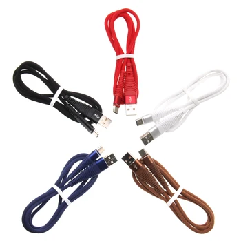 

2000pcs/lot Type USB C Cable Fast Charging USB Type-C for Huawei P20 Xiaomi Samsung S9 S8 OnePlus5 Data Sync Textile Braid Cable