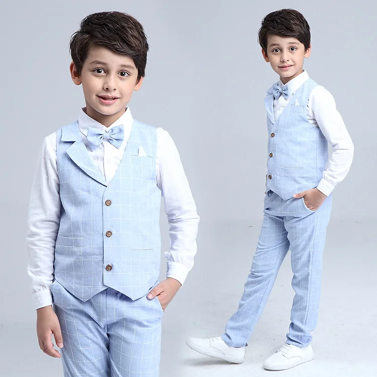 2017 Boys Blazer Suit Kids Cotton Vest+Tie+Blouse+Pants 4 pieces/set Clothes Sets Boys Formal Blazers for Weddings Party EB156 HTB1XT1UQXXXXXajXXXXq6xXFXXXR - 2017 Boys Blazer Suit Kids Cotton Vest+Tie+Blouse+Pants 4 pieces/set Clothes Sets Boys Formal Blazers for Weddings Party EB156