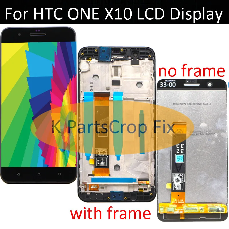 

1920X108 For HTC ONE X10 LCD Display Touch Screen Digitizer Assembly 5.5"Replacement Parts+Tools Free shipping For HTC E66 LCD
