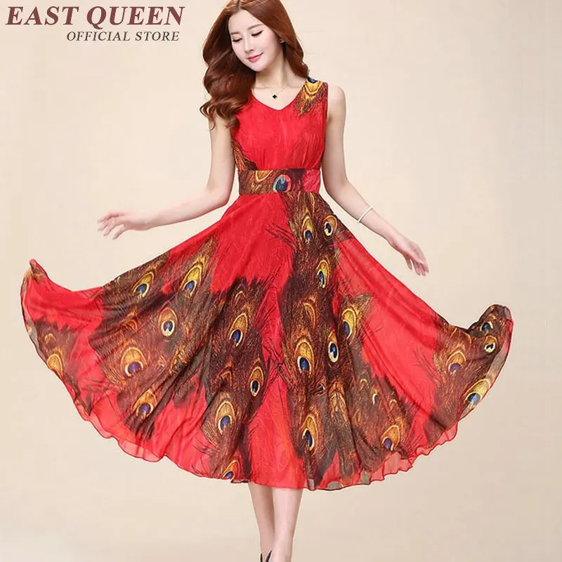 

Женское платье в стиле бохо, летнее пляжное платье с цветочным принтом, NN0319 CQ, 2018