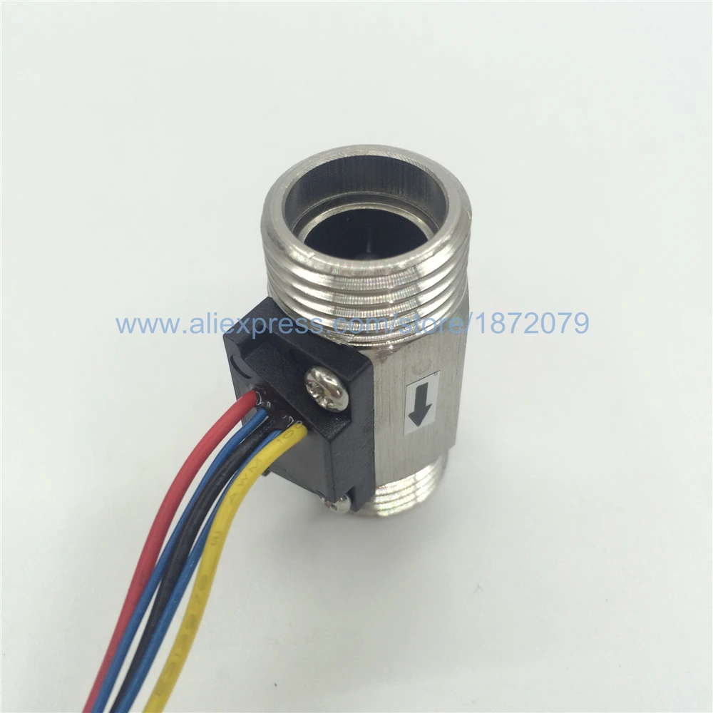 SUS304 G1/2 &quotвода жидкость измерение температуры расходомер датчика Холла