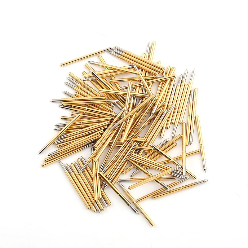 Straight upper tip P125-B1test needle test spring ejector 100 pieces/package integrated test probe tool accessories