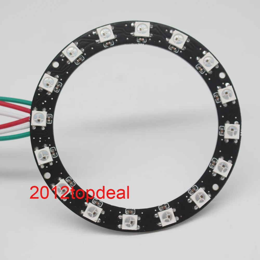 WS2812 5050 RGB LED 1 8 12 16 24 32 бит кольцевая лампа с интегрированным Драйвером|lamp light|led 1ring