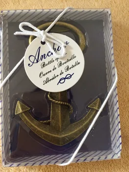 

Free Shipping 50pcs/lot New arrival wedding bottle opener Anchor Bottle Opener Favor Wedding Shower Party Favor
