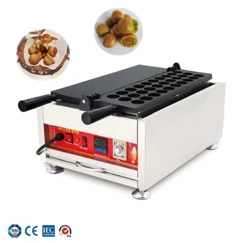 

Digital Rotating 30pcs Ball shaped waffle maker machine Malaysian snack kaya ball machine Flip waffle iron baker 220V 110V