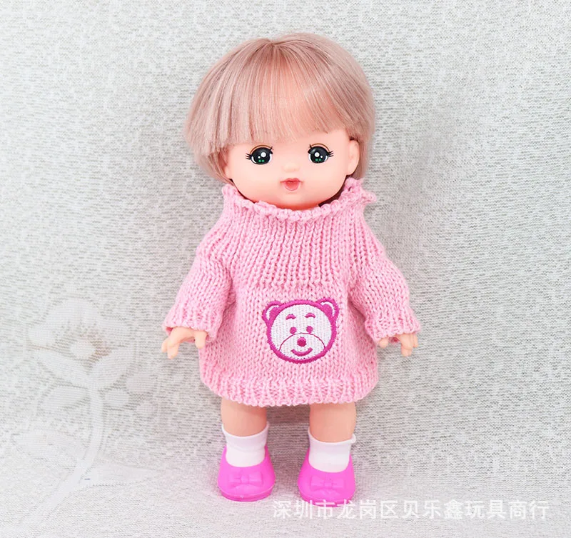 Подходит для 25-30 см Milo Одежда для куклы маленький мерлот, применимый к осенне-зимнему свитеру куртка для девочек Play