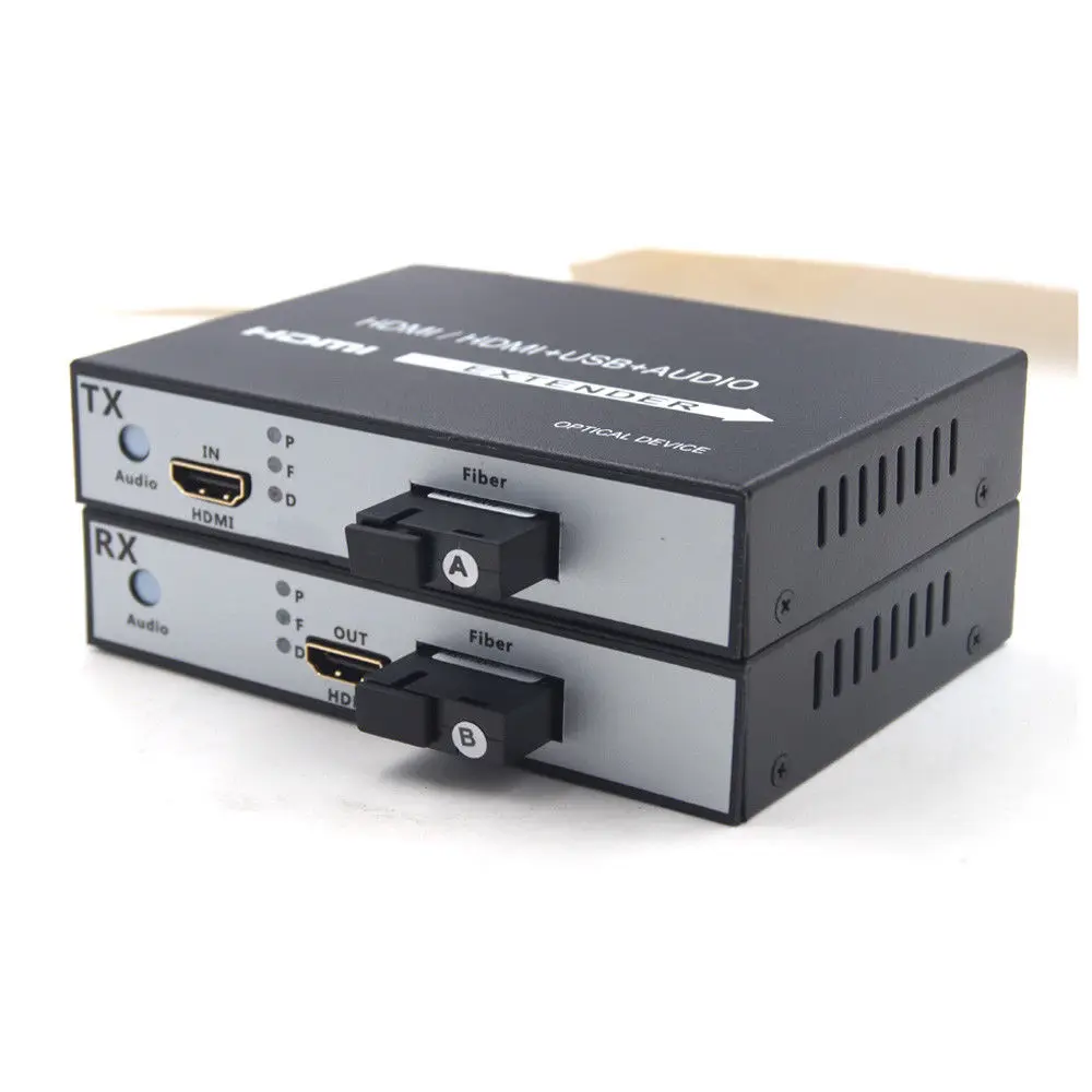 

Jyttek HDMI to Fiber optic media converters HD 1080P - Transmitter Receiver SC port