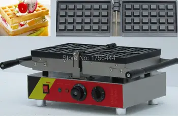

Free Shipping Commercial Use Non-stick 110v 220v Electric 4pcs Belgian Waffle Baker