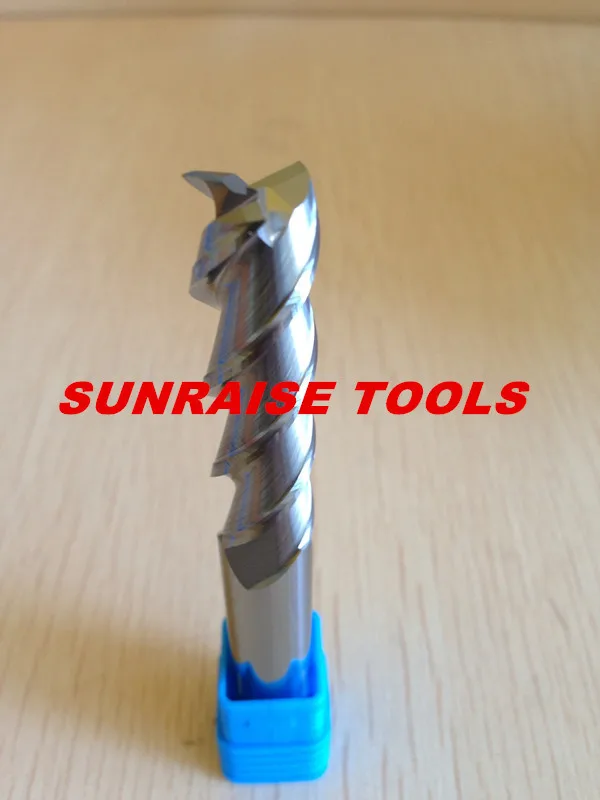 

D12x12x30x75L 30pcs Carbide Square End Mill 3 flute D12mm HRC45 No-coating CNC milling cutter for aluminum process shipping free