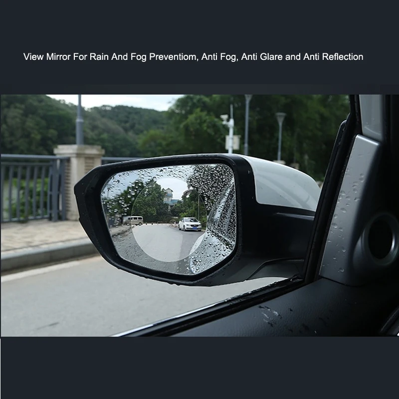 Car Rearview Mirror Protective Film Anti-Fog Membrane Waterproof Rainproof Car Mirror Window Clear Security Films